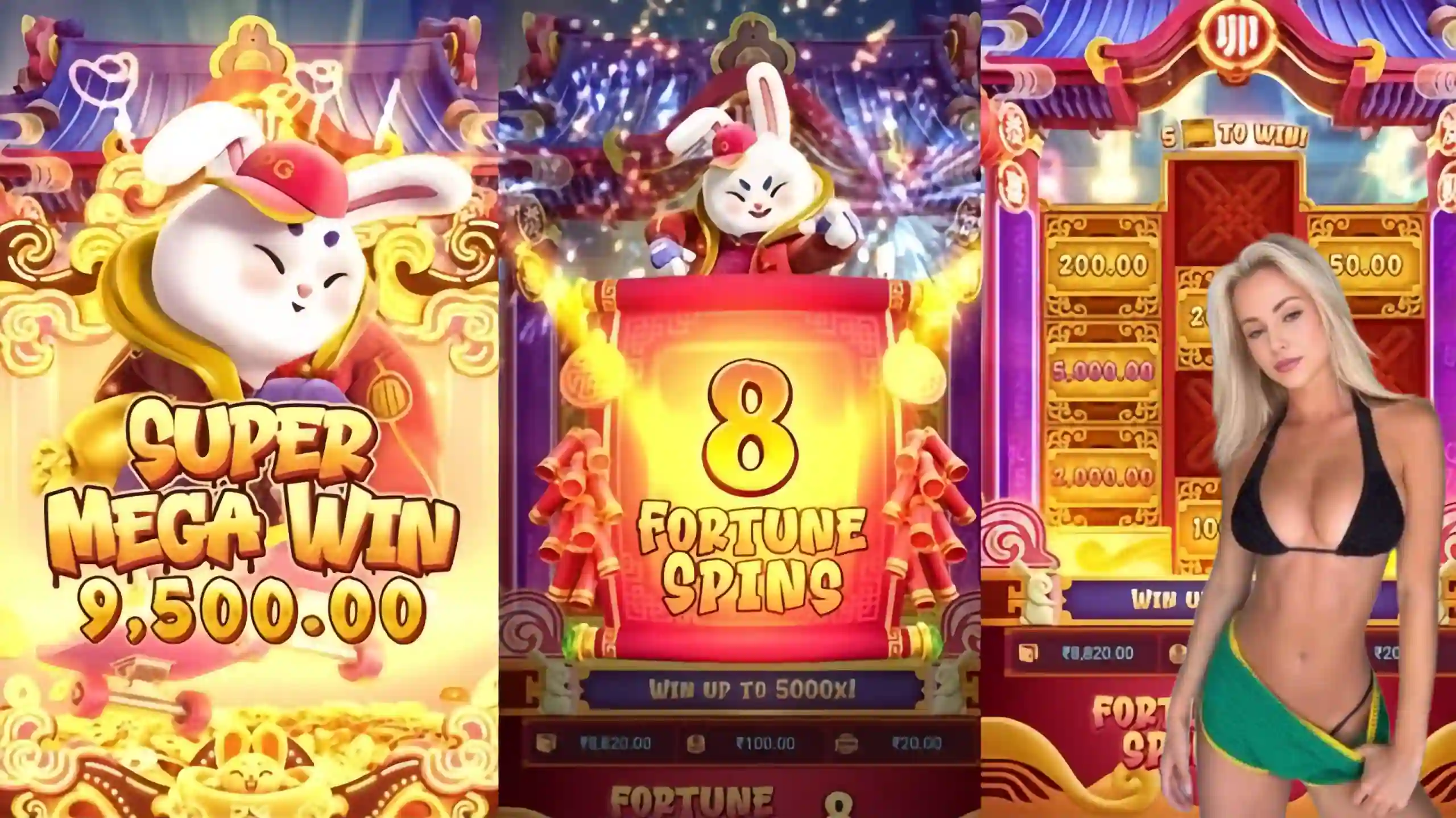 Wild Expansivo Fortune Rabbit 55xx - Coelho Dourado que Expande